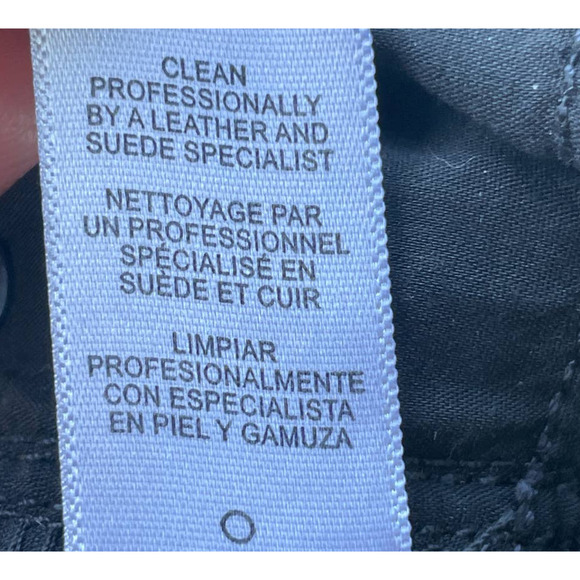 Frame Atelier Le Skinny De Jeanne Leather Pant in Washed Black - Size 26 - Picture 12 of 15